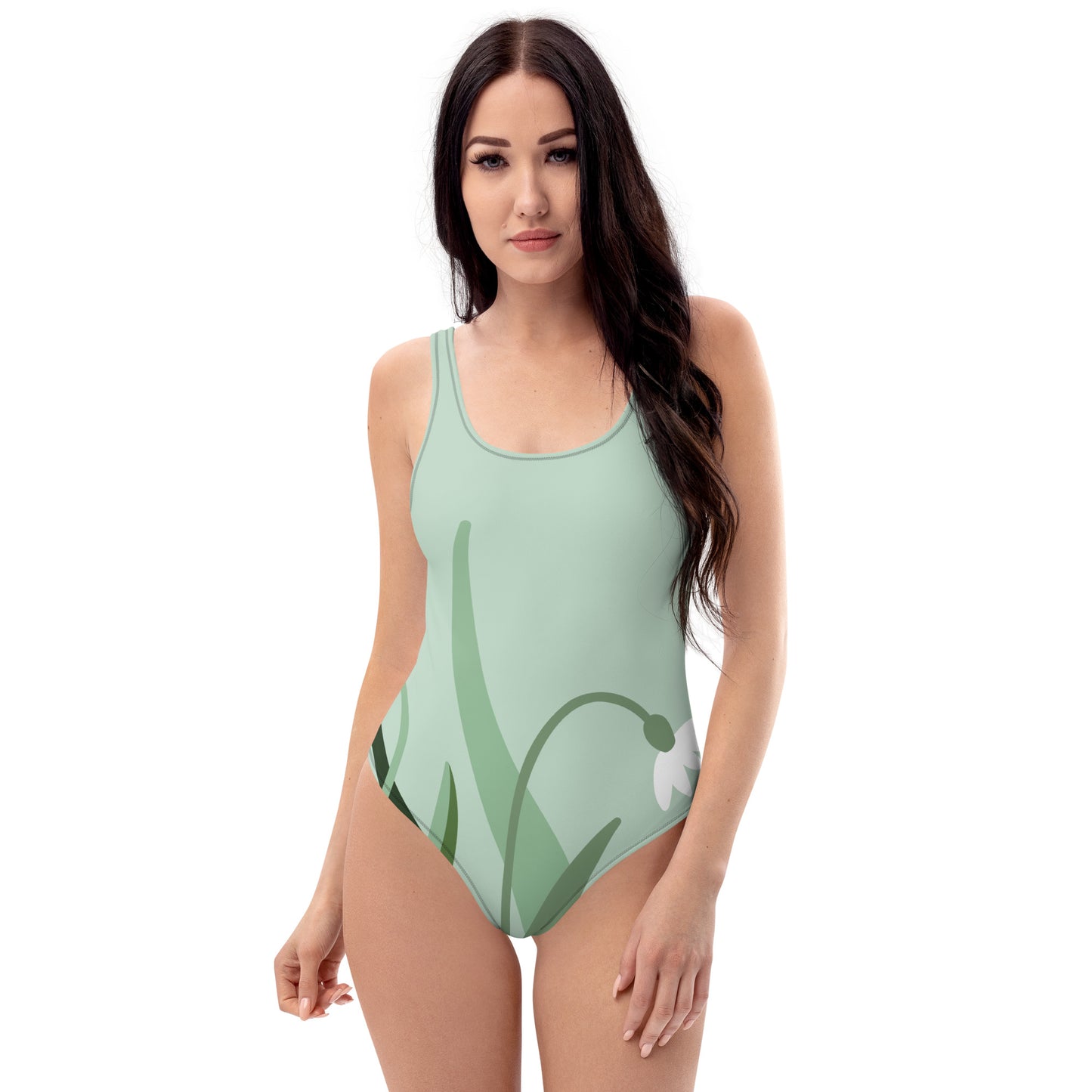 Essentials Floral One-Piece Swimsuit