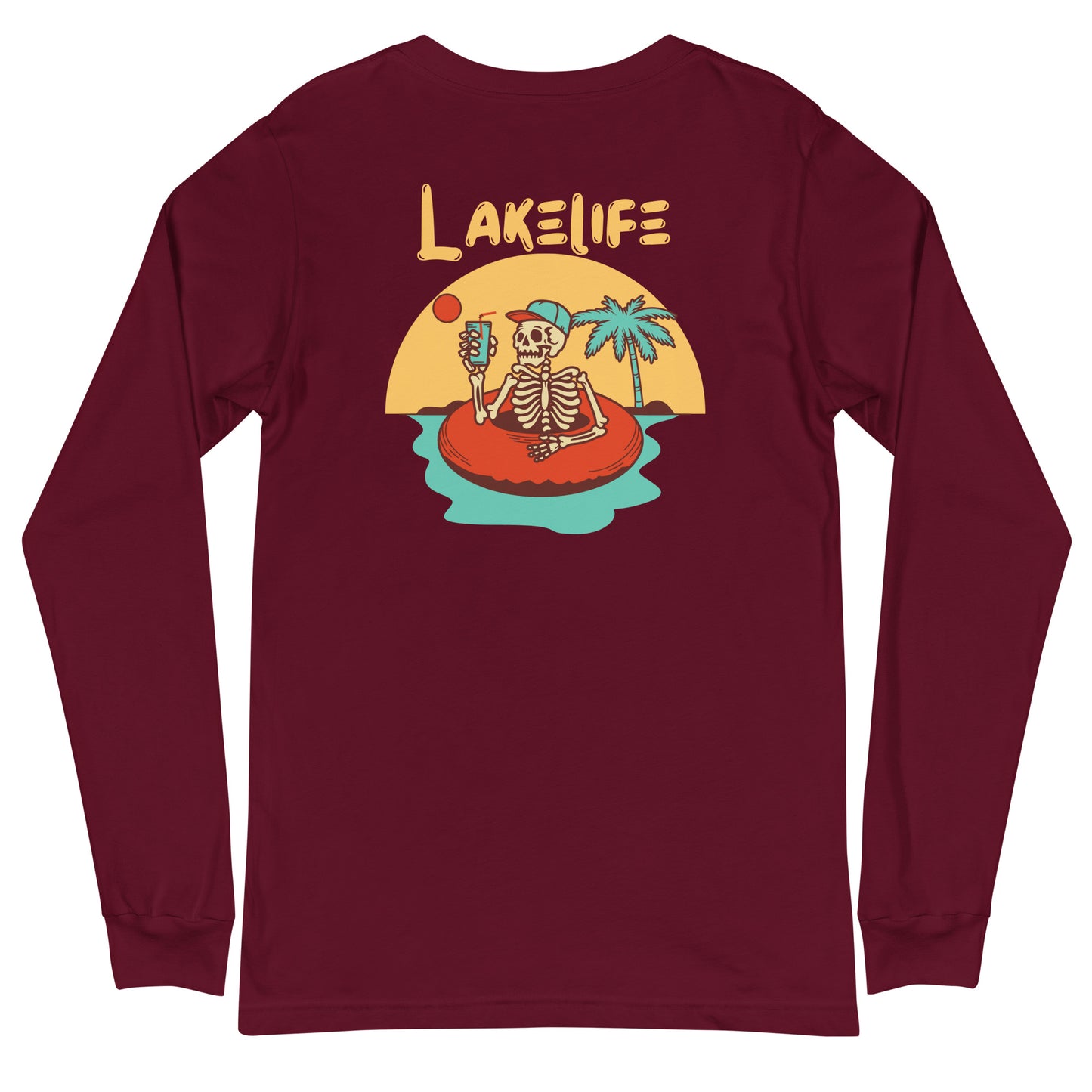 Skeleton LakeLife Long Sleeve Tee