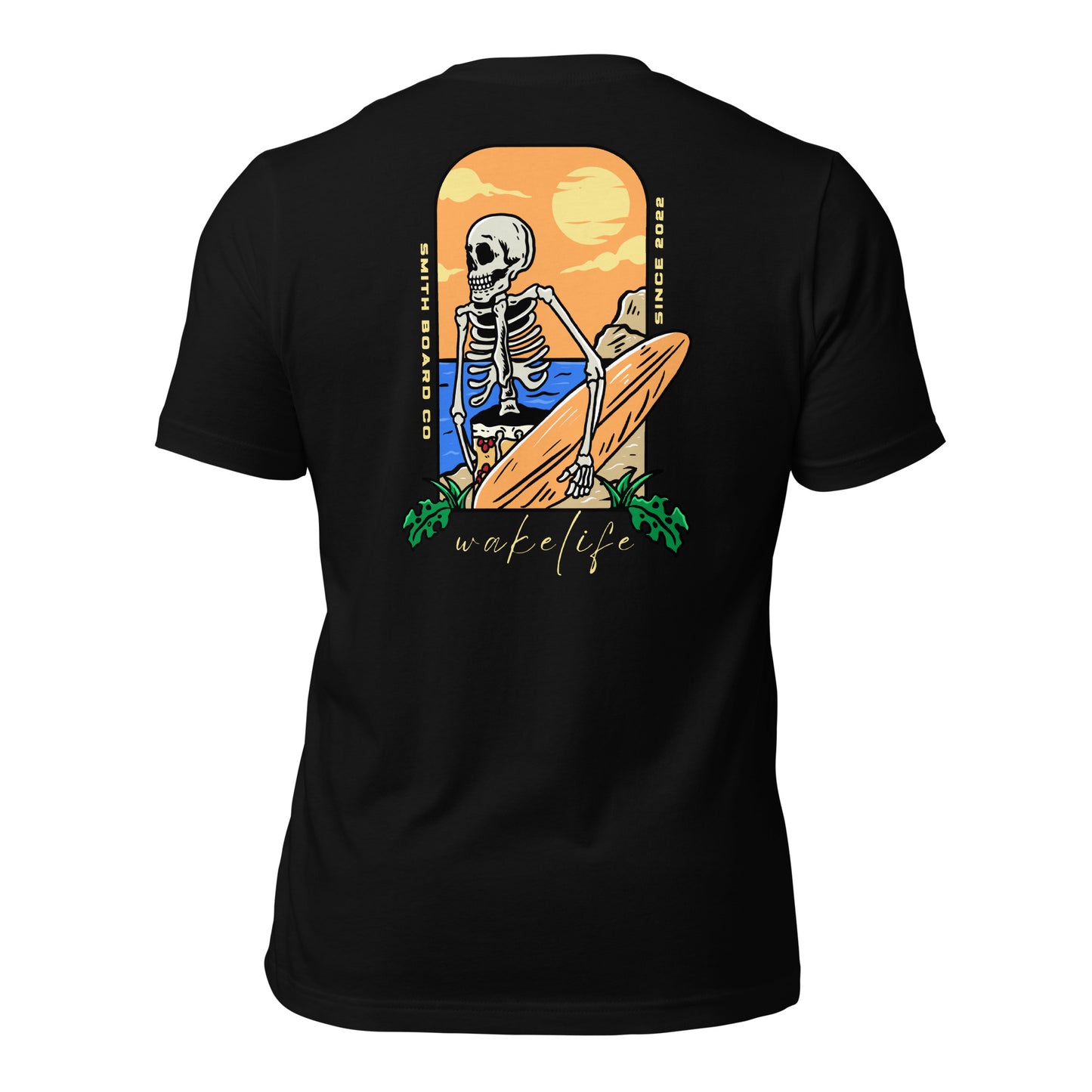 Skeleton Surf Time Tee