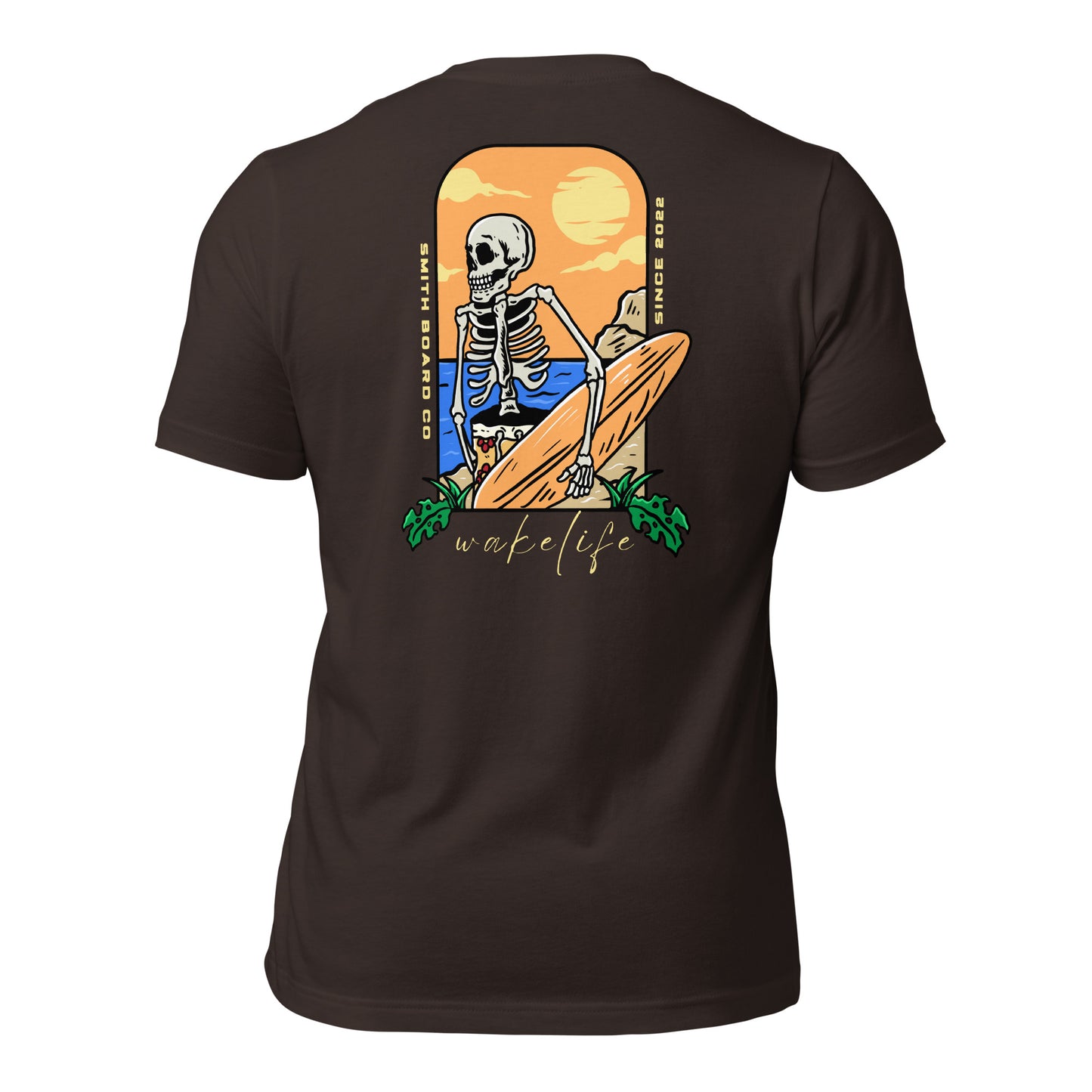 Skeleton Surf Time Tee