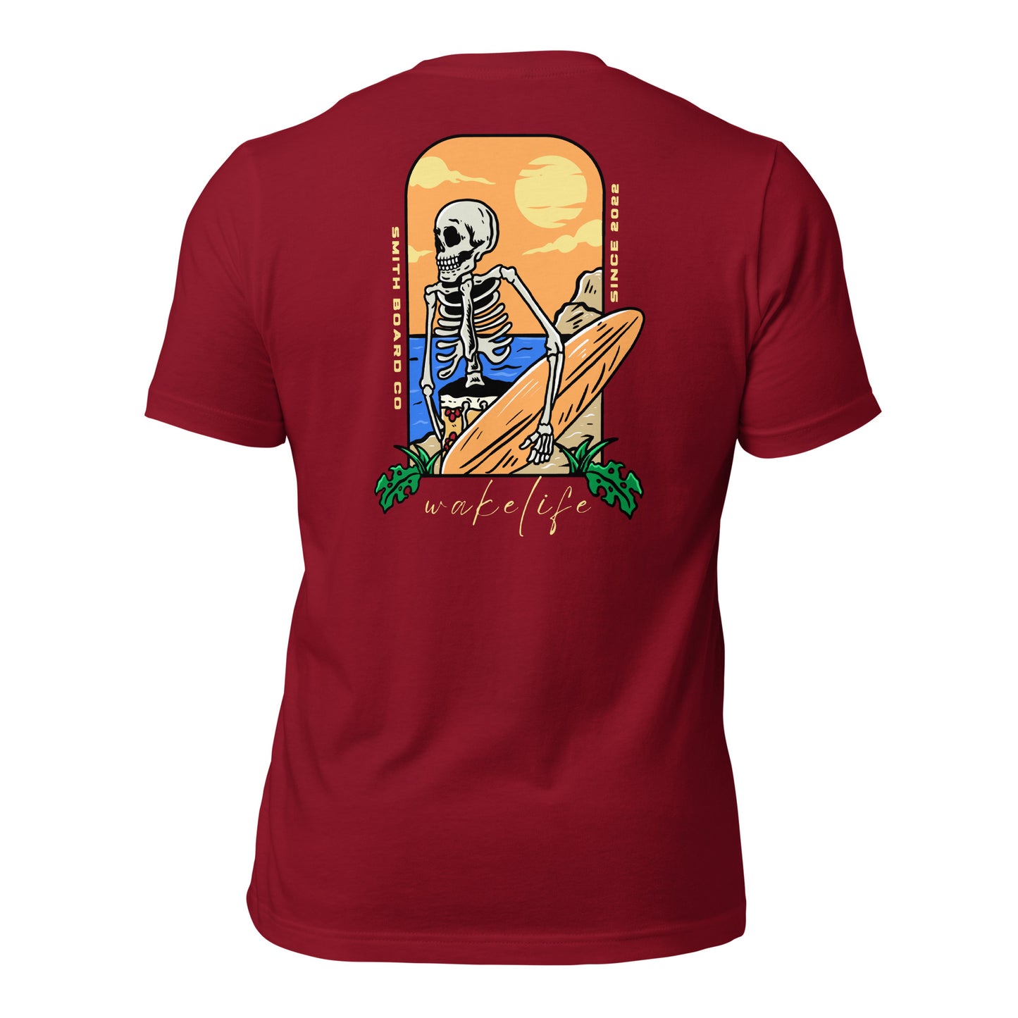 Skeleton Surf Time Tee