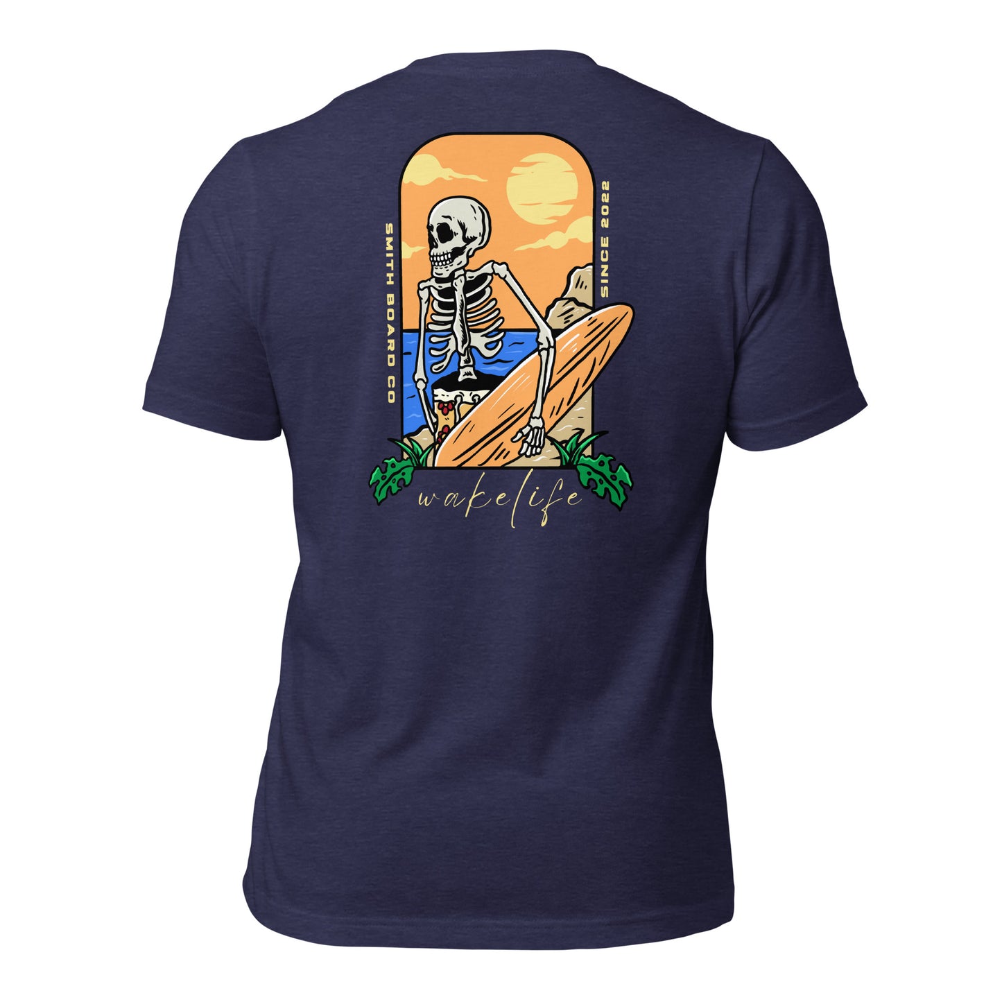 Skeleton Surf Time Tee