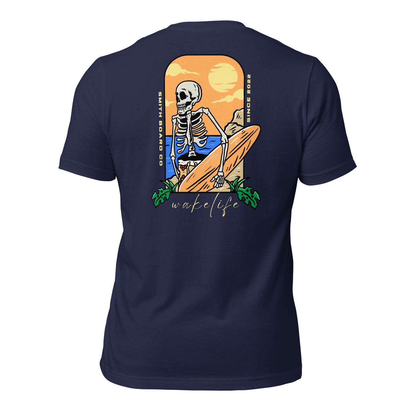 Skeleton Surf Time Tee